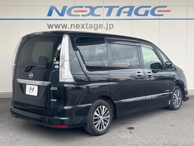 セレナ ハイウェイスターS-HVアドバンスドセーフティパック 両側電動ドア 全周囲カメラ 衝突被害軽減システム 禁煙車 コーナーセンサー スマートキー LEDヘッド ビルトインETC クルコン 車線逸脱警報 オートライト オートエアコン 純正16インチアルミ(17枚目)