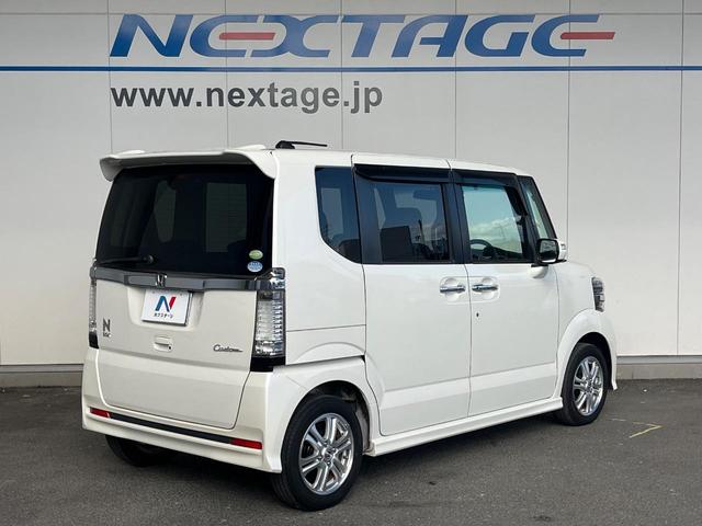 N-BOXカスタム G・Lパッケージ 電動スライドドア 純正SDナビ バックカメラ 禁煙車 スマートキー HIDヘッド ETC オートライト オートエアコン 純正14インチアルミ CD DVD再生 地デジ(17枚目)