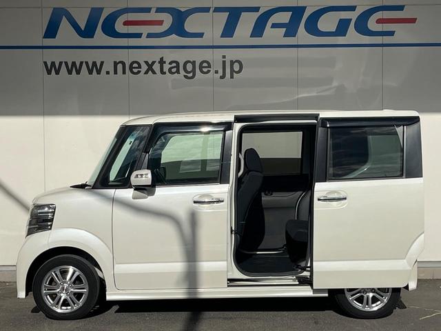 N-BOXカスタム G・Lパッケージ 電動スライドドア 純正SDナビ バックカメラ 禁煙車 スマートキー HIDヘッド ETC オートライト オートエアコン 純正14インチアルミ CD DVD再生 地デジ(48枚目)