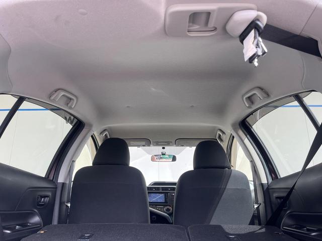アクア S 純正SDナビ バックカメラ 禁煙車 スマートキー ETC オートエアコン Bluetooth CD DVD再生 フルセグ(37枚目)