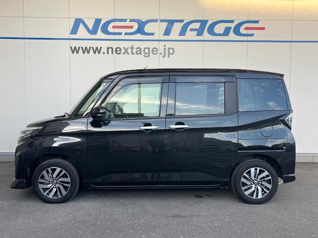 ルーミー カスタムG 両側電動ドア SDナビ バックカメラ 衝突被害軽減システム レーダークルーズ 禁煙車 コーナーセンサー スマートキー LEDヘッド ETC オートライト オートエアコン 純正14インチアルミ(42枚目)