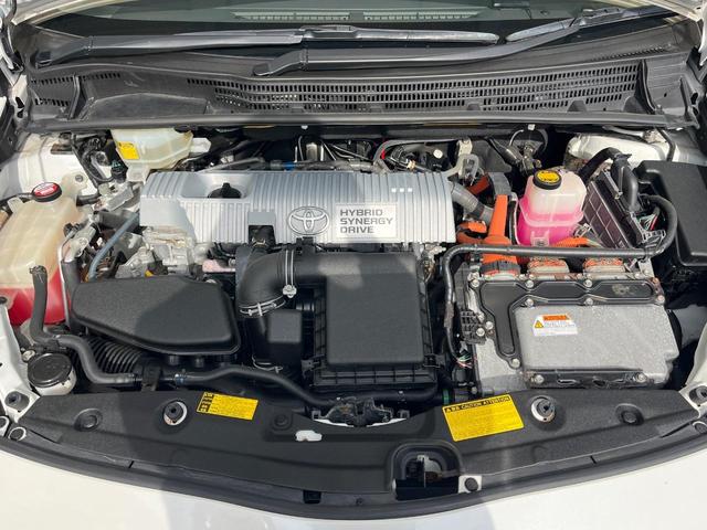 プリウス S SDナビ 禁煙車 スマートキー ETC オートライト オートエアコン 純正15インチアルミ Bluetooth CD DVD再生 フルセグ(18枚目)