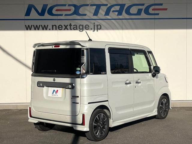 スペーシアカスタム ハイブリッドＸＳターボ　両側電動ドア　純正ＳＤナビ　全周囲カメラ　衝突被害軽減システム　ハーフレザーシート　シートヒーター　ドラレコ　コーナーセンサー　スマートキー　ＬＥＤヘッド　ビルトインＥＴＣ　クルコン　車線逸脱警報（17枚目）