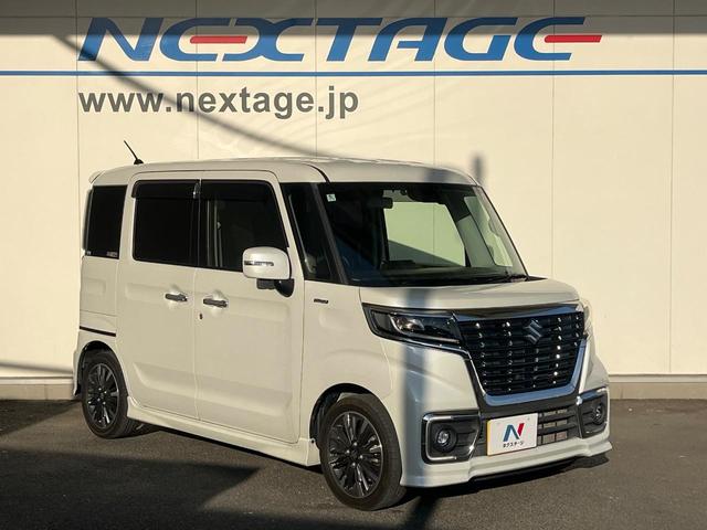 スペーシアカスタム ハイブリッドＸＳターボ　両側電動ドア　純正ＳＤナビ　全周囲カメラ　衝突被害軽減システム　ハーフレザーシート　シートヒーター　ドラレコ　コーナーセンサー　スマートキー　ＬＥＤヘッド　ビルトインＥＴＣ　クルコン　車線逸脱警報（18枚目）