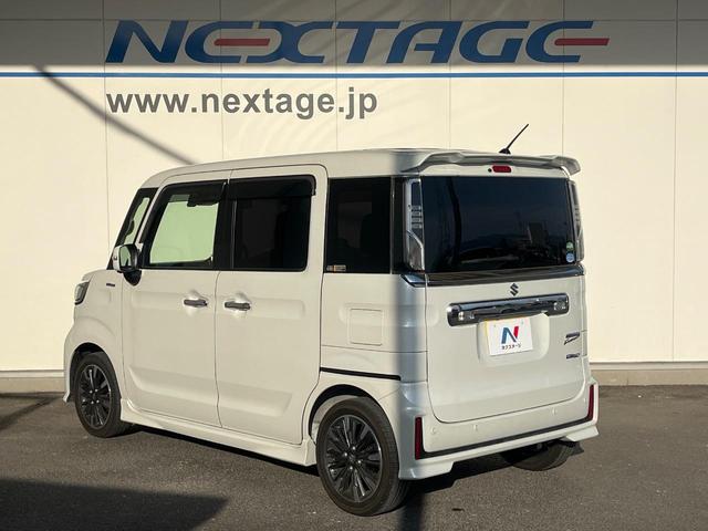 スペーシアカスタム ハイブリッドＸＳターボ　両側電動ドア　純正ＳＤナビ　全周囲カメラ　衝突被害軽減システム　ハーフレザーシート　シートヒーター　ドラレコ　コーナーセンサー　スマートキー　ＬＥＤヘッド　ビルトインＥＴＣ　クルコン　車線逸脱警報（60枚目）