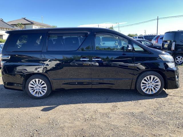 ヴェルファイア 2.4Z Sキー ETC ナビ Bluetooth Bカメラ フォグ HID 片側Pスラ(8枚目)