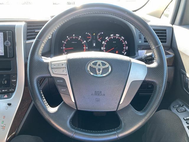 ヴェルファイア 2.4Z Sキー ETC ナビ Bluetooth Bカメラ フォグ HID 片側Pスラ(17枚目)