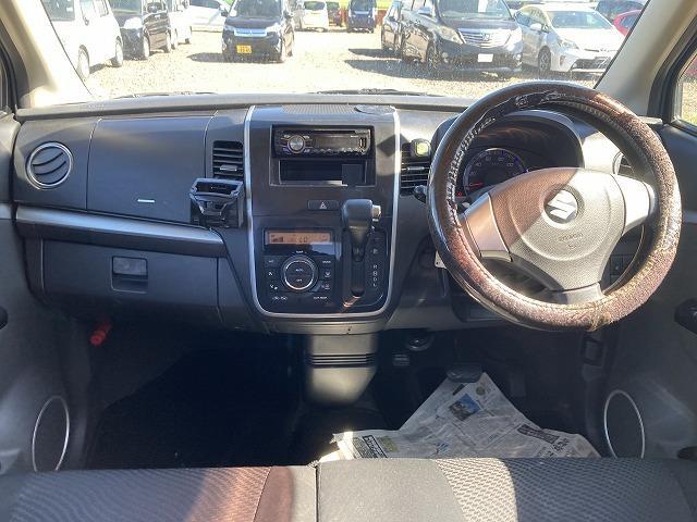 ワゴンＲスティングレー Ｘ　４ＷＤ　Ｓキー　ＣＤ　アルミ　シートヒーター　盗難防止システム　衝突安全ボディ　運転席エアバッグ	助手席エアバッグ　ＡＢＳ　キーレスエントリー（13枚目）