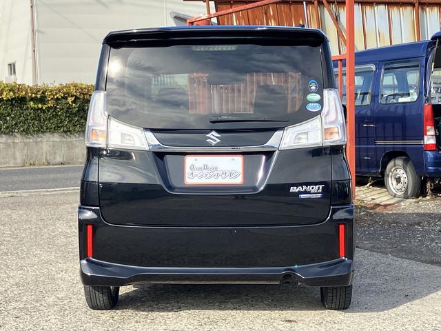 ソリオバンディット ハイブリッドMV 4WD Sキー Pスタート istop ETC ステアリングリモコン クルコン ナビ ワンセグ CD DVD Bluetooth HID フォグ アルミ 片側Pスラ(10枚目)