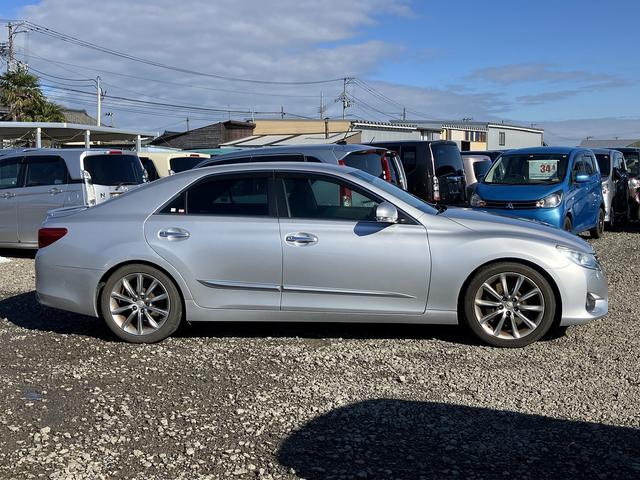 マークX 350S Sキー Pスタート クルコン MTモード ナビ フルセグ CD DVD Bluetooth ステアリングリモコン HID フォグ アルミ オートライト 電動シート(9枚目)