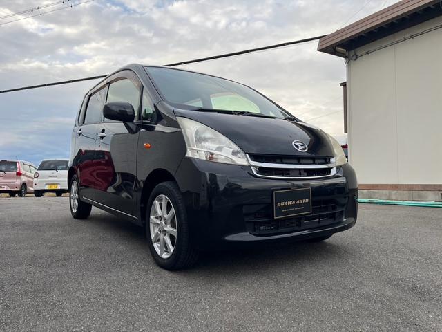 ムーヴ X 4WD スマートキー プッシュスタート 社外ナビ ワンセグテレビ エンジンスターター オートエアコン アイドリングストップ ライトレベライザー 電動格納ドアミラー メンテナンスノート 取扱説明書(4枚目)