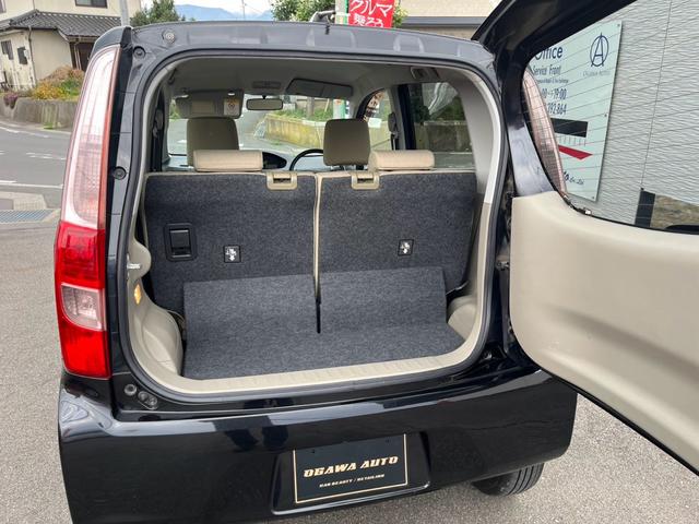 ムーヴ X 4WD スマートキー プッシュスタート 社外ナビ ワンセグテレビ エンジンスターター オートエアコン アイドリングストップ ライトレベライザー 電動格納ドアミラー メンテナンスノート 取扱説明書(22枚目)