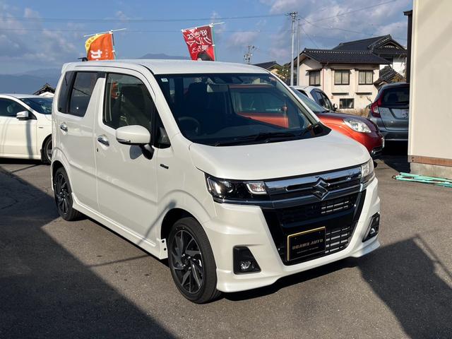 ワゴンRカスタムZ ハイブリッドZX アップグレードパッケージ スマートキー プッシュスタート クルーズコントロール 運転席シートヒーター クルーズコントロール レーンアシスト クリアランスソナー アイドリングストップ 横滑り防止 電動格納ドアミラー(3枚目)