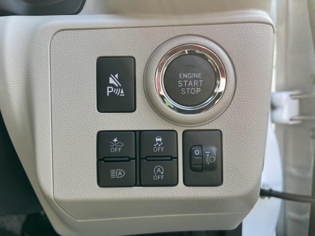 ミライース G SAIII スマートキー プッシュスタート 前席シートヒーター オートエアコン プッシュスタート クリアランスソナー 横滑り防止 アイドリングストップ オートマチックハイビーム スマートアシスト(14枚目)