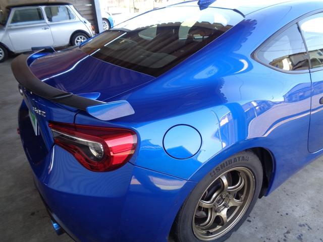 ＢＲＺ ＲＡ　レーシング　６速ＭＴ　後期　強化ブッシュ　カップカー競技車両　機械式ＬＳＤ　ブリッドシート　社外マフラー　ロールゲージ　ＳＴＩ車高調　アドバンカップカー専用ホイールＳＴＩストラットバー　ＷＲブルー（6枚目）