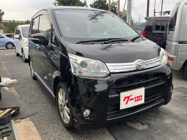 ムーヴ カスタム　ＲＳ　４ＷＤ　ＣＶＴ　オートエアコン　ＥＴＣ　ナビ　ＴＶ　ＨＩＤヘッドランプ　スマートキー　アイドリングストップ　電動格納ミラー　ターボ　ＡＢＳ　ＣＤ　ＤＶＤ再生　オートライト　ＭＯＭＯステアリング（14枚目）