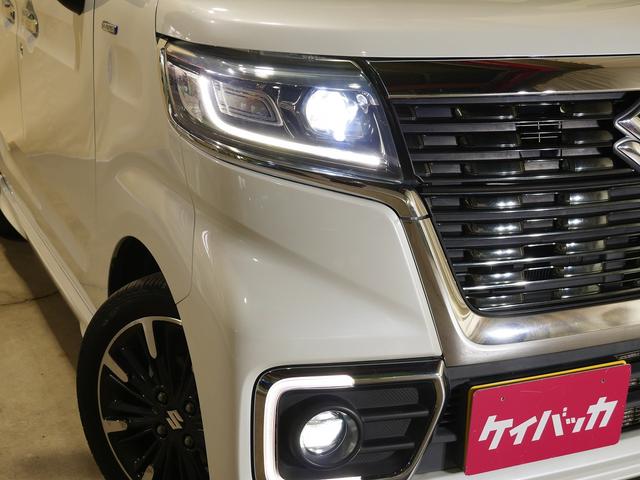 スペーシアカスタム ハイブリッドＸＳ　Ｂｌｕｅｔｏｏｔｈ接続対応　社外メモリナビ／フルセグＴＶ　ＬＥＤヘッドライト／フォグランプ　両側パワースライドドア　スマートキー　純正アルミホイール（8枚目）