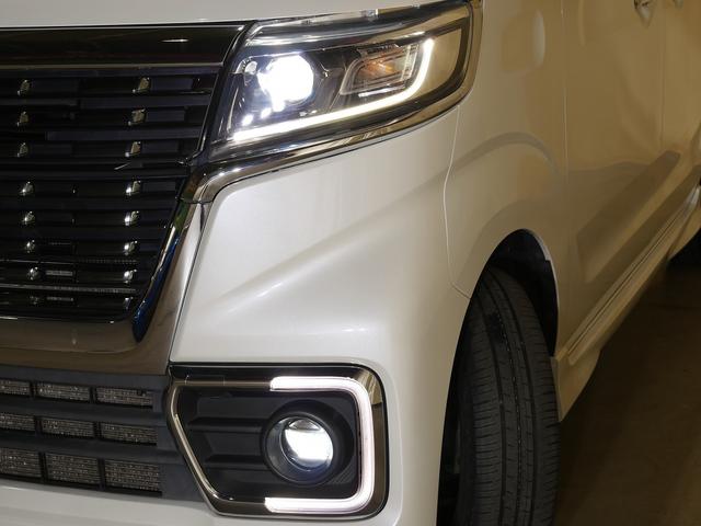 スペーシアカスタム ハイブリッドＸＳ　Ｂｌｕｅｔｏｏｔｈ接続対応　社外メモリナビ／フルセグＴＶ　ＬＥＤヘッドライト／フォグランプ　両側パワースライドドア　スマートキー　純正アルミホイール（9枚目）