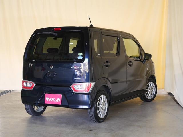 ワゴンＲ ハイブリッドＦＸ　ＬＥＤヘッドライト　社外１４インチアルミホイール　社外メモリナビ／フルセグＴＶ　Ｂｌｕｅｔｏｏｔｈ接続対応　バックモニター　衝突被害軽減ブレーキ　アイドリングストップ　レーンキープ（2枚目）