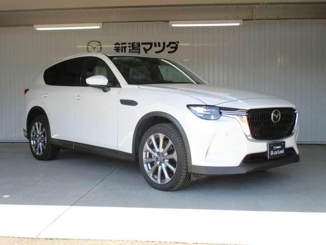 CX-60 25S Lパッケージ 追従クルコン 全方位カメラ レザーシート シートヒーター メモリーパワーシート Bluetooth オートLEDヘッドライト 電動リアゲート 障害物センサー 衝突軽減ブレーキ スマートキー MTモード(3枚目)