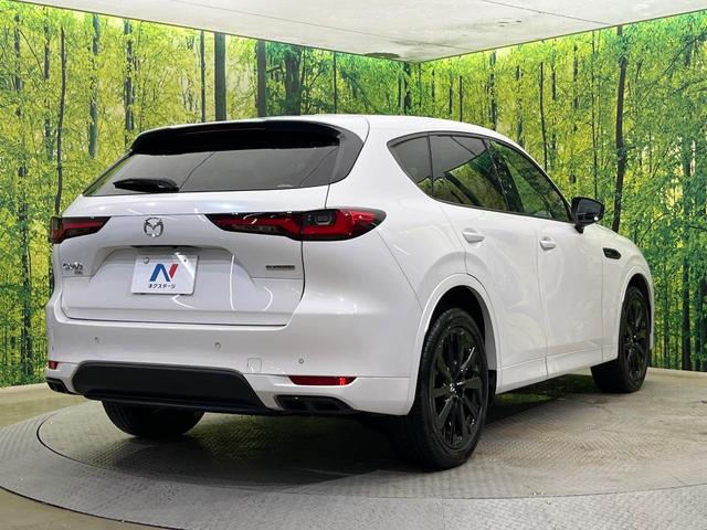 ＣＸ－６０ ＸＤ－ハイブリッド　エクスクルーシブスポーツ　４ＷＤ　ＢＯＳＥサウンド　全周囲カメラ　純正１２．３型ナビ　寒冷地仕様　レーダークルーズ　禁煙車　電動リアゲート　黒革シート　全席シートヒーター　シートエアコン　ドラレコ　メモリー付パワーシート（17枚目）