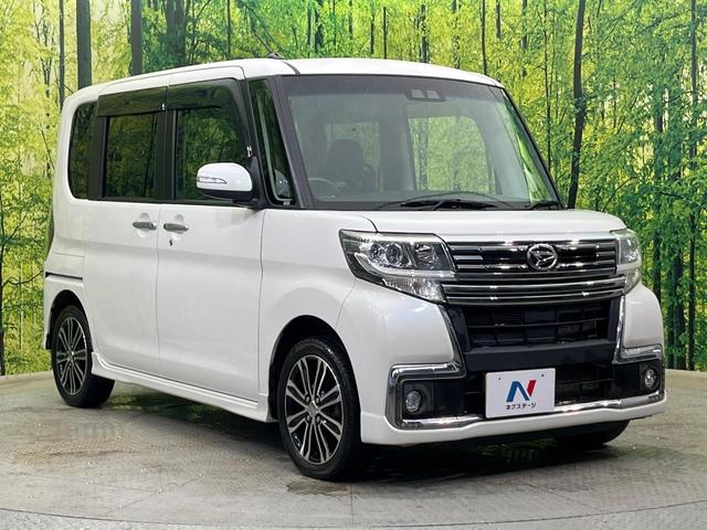 タント カスタムＲＳ　トップエディションＳＡＩＩＩ　ターボ　両側電動ドア　ＳＤナビ　バックカメラ　衝突被害軽減システム　禁煙車　ハーフレザーシート　シートヒーター　スマートキー　ＬＥＤヘッド　ＥＴＣ　オートハイビーム　車線逸脱警報　Ｂｌｕｅｔｏｏｔｈ（16枚目）