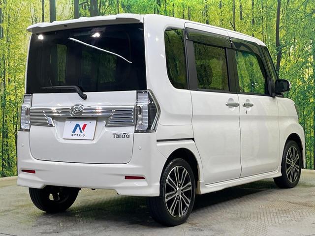 タント カスタムＲＳ　トップエディションＳＡＩＩＩ　ターボ　両側電動ドア　ＳＤナビ　バックカメラ　衝突被害軽減システム　禁煙車　ハーフレザーシート　シートヒーター　スマートキー　ＬＥＤヘッド　ＥＴＣ　オートハイビーム　車線逸脱警報　Ｂｌｕｅｔｏｏｔｈ（17枚目）