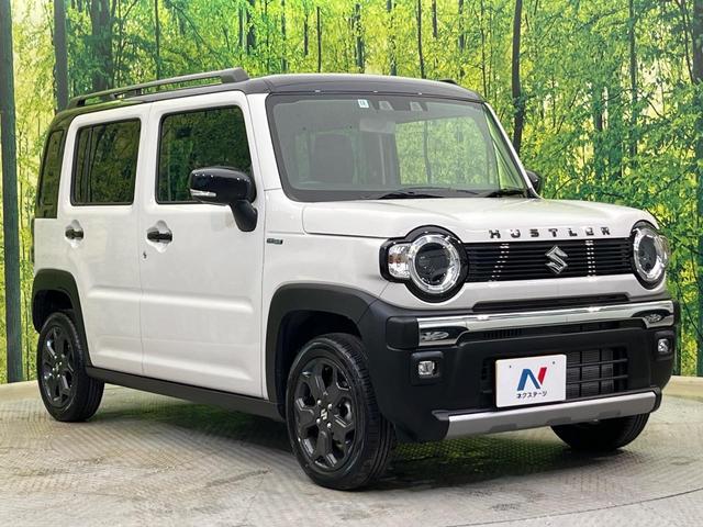 ハスラー タフワイルド　衝突被害軽減システム　アダプティブクルーズ　禁煙車　コーナーセンサー　スマートキー　ＬＥＤヘッド　ルーフレール　オートハイビーム　車線逸脱警報　オートライト　オートエアコン　純正１５インチＡＷ（16枚目）