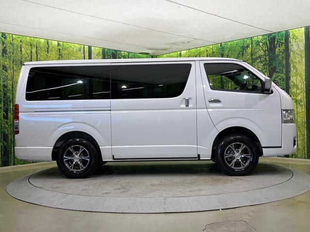 ハイエースバン ロングスーパーGL ダークプライムS 4WD 寒冷地仕様 両側電動ドア 全周囲カメラ 衝突被害軽減システム デジタルインナーミラー 禁煙車 ハーフレザーシート コーナーセンサー スマートキー LEDヘッド ETC2.0 オートハイビーム(22枚目)