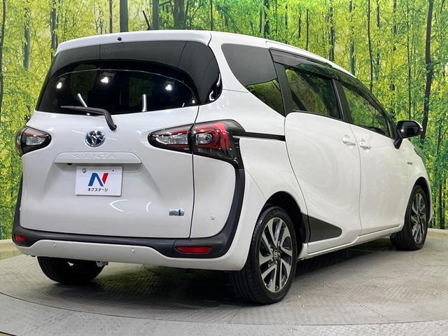 シエンタ ハイブリッドＧ　クエロ　両側電動ドア　純正ナビ　全周囲カメラ　衝突被害軽減システム　禁煙車　ハーフレザーシート　ドラレコ　ＨＤＭＩ接続　ＬＥＤヘッド　ビルトインＥＴＣ　クルコン　純正ＯＰ１６インチＡＷ　Ｂｌｕｅｔｏｏｔｈ（17枚目）