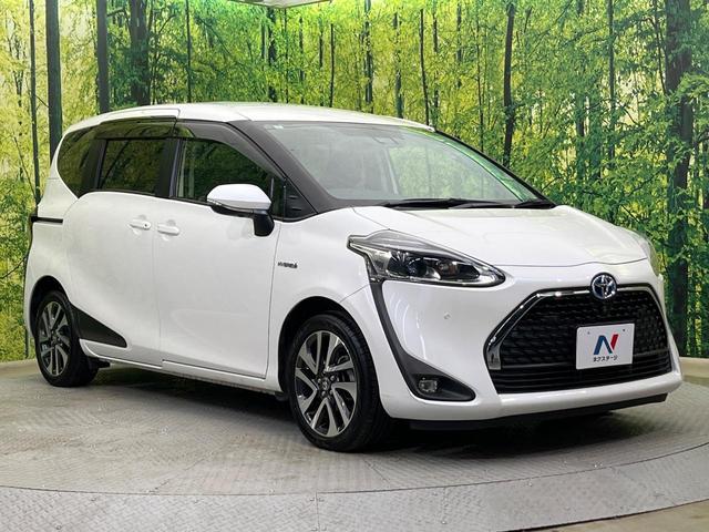 シエンタ ハイブリッドＧ　クエロ　両側電動ドア　純正ナビ　全周囲カメラ　衝突被害軽減システム　禁煙車　ハーフレザーシート　ドラレコ　ＨＤＭＩ接続　ＬＥＤヘッド　ビルトインＥＴＣ　クルコン　純正ＯＰ１６インチＡＷ　Ｂｌｕｅｔｏｏｔｈ（22枚目）