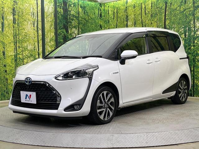 シエンタ ハイブリッドＧ　クエロ　両側電動ドア　純正ナビ　全周囲カメラ　衝突被害軽減システム　禁煙車　ハーフレザーシート　ドラレコ　ＨＤＭＩ接続　ＬＥＤヘッド　ビルトインＥＴＣ　クルコン　純正ＯＰ１６インチＡＷ　Ｂｌｕｅｔｏｏｔｈ（23枚目）