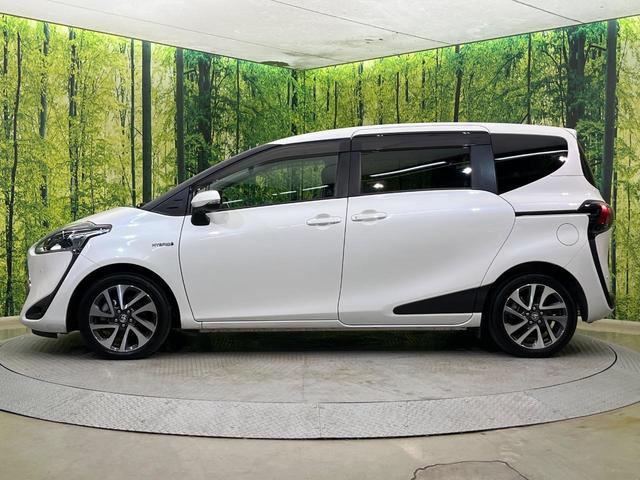 シエンタ ハイブリッドＧ　クエロ　両側電動ドア　純正ナビ　全周囲カメラ　衝突被害軽減システム　禁煙車　ハーフレザーシート　ドラレコ　ＨＤＭＩ接続　ＬＥＤヘッド　ビルトインＥＴＣ　クルコン　純正ＯＰ１６インチＡＷ　Ｂｌｕｅｔｏｏｔｈ（24枚目）