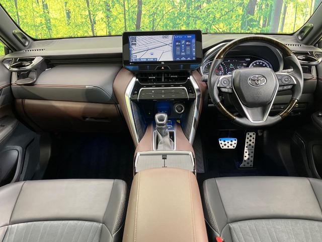 ハリアー Z 4WD 調光パノラマルーフ 純正12.3型ナビ 全周囲カメラ JBLサウンド 寒冷地仕様 レーダークルーズ ワイヤレス充電 ブラウン内装 禁煙車 電動リアゲート ハーフレザー 前後ドラレコ フルセグ(2枚目)