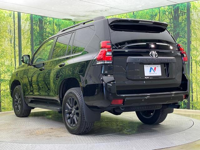 ランドクルーザープラド ＴＸ　Ｌパッケージ　マットブラックエディション　４ＷＤ　７人乗り　サンルーフ　フリップダウンモニター　純正９型ナビ　全周囲カメラ　衝突被害軽減　レーダークルーズ　ＨＤＭＩ接続　禁煙車　ベージュ革シート　シートエアコン　前後ドラレコ　コーナーセンサー（32枚目）