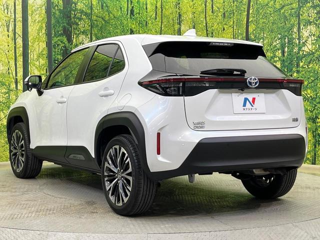 ヤリスクロス ハイブリッドZ 純正8型ナビ バックカメラ 衝突被害軽減システム レーダークルーズ 禁煙車 ハーフレザー パワーシート コーナーセンサー LEDヘッド ビルトインETC 純正18インチAW Bluetooth(28枚目)