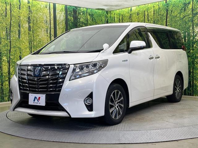 アルファードハイブリッド Ｇ　Ｆパッケージ　４ＷＤ　サンルーフ　フリップダウンモニター　両側電動ドア　純正１０．５型ナビ　バックカメラ　衝突被害軽減　レーダークルーズ　電動リアゲート　ベージュ革シート　ドラレコ　コーナーセンサー（27枚目）