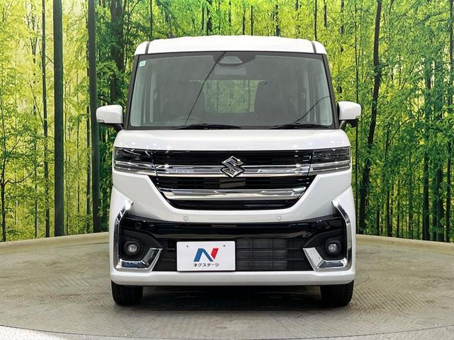 スペーシアカスタム ハイブリッドＸＳ　届出済未使用車　両側電動ドア　衝突被害軽減システム　レーダークルーズ　ヘッドアップディスプレイ　シーケンシャルウィンカー　マルチユースフラップ　純正１５インチＡＷ　車線逸脱警報　シートヒーター（14枚目）