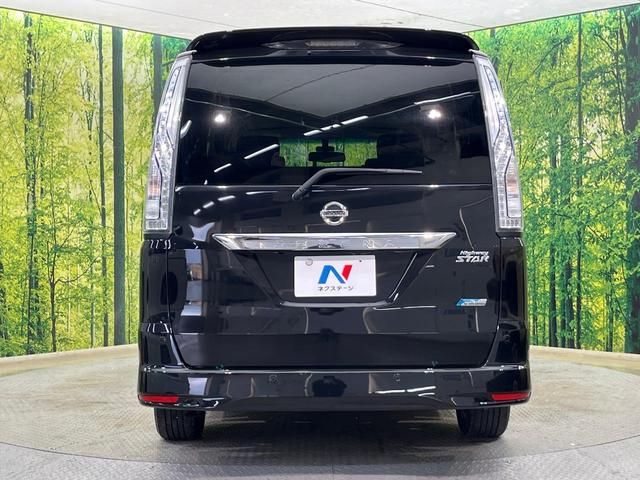 セレナ ハイウェイスター Vエアロモード+セーフティII 両側電動ドア 純正8型ナビ 全周囲カメラ 衝突被害軽減システム コーナーセンサー スマートキー LEDヘッド ビルトインETC クルコン 純正16インチアルミ 車線逸脱警報 オートライト(16枚目)