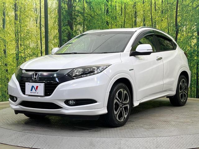 ヴェゼル ハイブリッドZ インターナビ バックカメラ 寒冷地仕様 ブラウン内装 衝突被害軽減システム 禁煙車 シートヒーター ドラレコ スマートキー LEDヘッド ルーフレール ETC クルコン 純正17インチAW(29枚目)