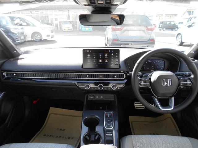 シビック e:HEVEX 当社元試乗車 Google搭載9インチナビ Bluetooth フルセグTV ホンダコネクト ホンダセンシング 前席パワーシート 電動パノラミックサンルーフ BOSEサウンドシステム パドルシフト(20枚目)