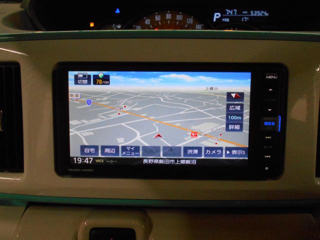 ムーヴキャンバス XメイクアップリミテッドSAIII メモリナビ Bluetooth リアカメラ LEDヘッドライト LEDフォグライト 両側電動スライドドア ETC 禁煙車(2枚目)