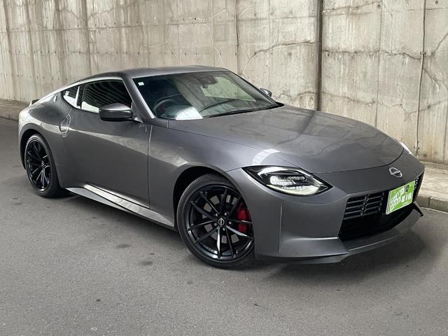 フェアレディZ バージョンST 6速マニュアル NISMOマフラー BOSEプレミアムサウンド 9インナビ フルセグTV バックカメラ ドラレコ ETC ハーフレザーパワーシート シートヒーター LEDヘッドライト 19インチ(2枚目)