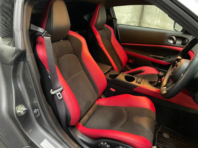 フェアレディZ バージョンST 6速マニュアル NISMOマフラー BOSEプレミアムサウンド 9インナビ フルセグTV バックカメラ ドラレコ ETC ハーフレザーパワーシート シートヒーター LEDヘッドライト 19インチ(40枚目)