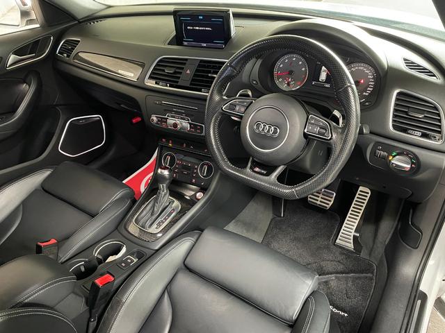 RS Q3 ベースグレード 20インチアルミ レッドキャリパー ダウンサス ローダウン HIDヘッドライト ブラックレザーパワーシート シートヒーター メーカナビフルセグTV バックカメラ ETC(5枚目)