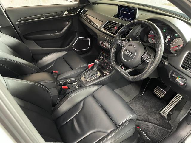 RS Q3 ベースグレード 20インチアルミ レッドキャリパー ダウンサス ローダウン HIDヘッドライト ブラックレザーパワーシート シートヒーター メーカナビフルセグTV バックカメラ ETC(25枚目)