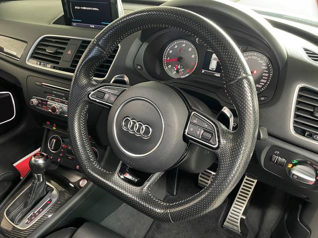 RS Q3 ベースグレード 20インチアルミ レッドキャリパー ダウンサス ローダウン HIDヘッドライト ブラックレザーパワーシート シートヒーター メーカナビフルセグTV バックカメラ ETC(27枚目)