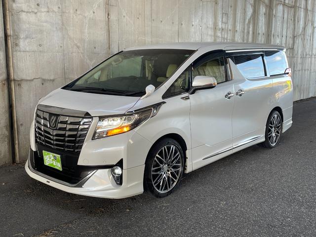 アルファード ２．５Ｇ　モデリスタエアロ　２０インチアルミホイール　純正ＳＤナビ・フルセグＴＶ　フリップダウンモニター　ハーフレザーパワーシート　プリクラッシュセーフティ　ドライブレコーダー　ＬＥＤヘッドライト　禁煙車（10枚目）