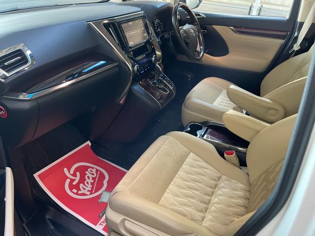 アルファード ２．５Ｇ　モデリスタエアロ　２０インチアルミホイール　純正ＳＤナビ・フルセグＴＶ　フリップダウンモニター　ハーフレザーパワーシート　プリクラッシュセーフティ　ドライブレコーダー　ＬＥＤヘッドライト　禁煙車（47枚目）