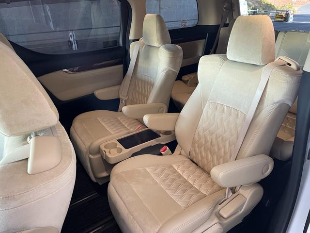 アルファード ２．５Ｇ　モデリスタエアロ　２０インチアルミホイール　純正ＳＤナビ・フルセグＴＶ　フリップダウンモニター　ハーフレザーパワーシート　プリクラッシュセーフティ　ドライブレコーダー　ＬＥＤヘッドライト　禁煙車（51枚目）